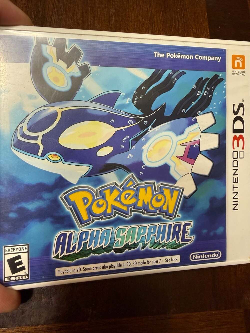 Pokemon Alpha Sapphire Nintendo 3DS Game with Case